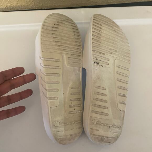 Unisex Slides Champion Sandals Women Size 8M Mens 10 Mint - Picture 6 of 6